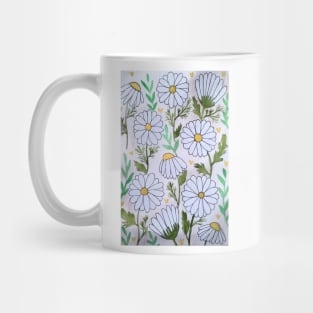 Watercolor daisy flowers Mug
